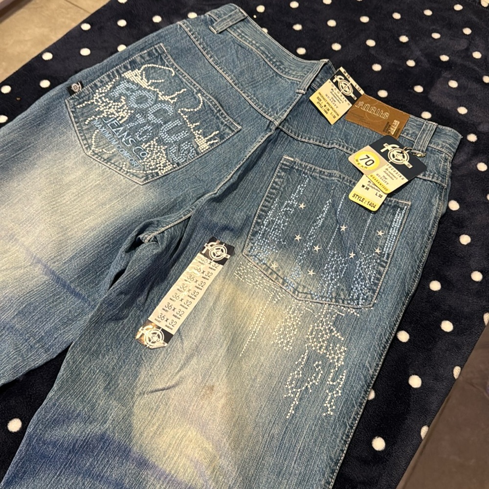 Focus Jeans New With Tags Embroidered Y2K / 2000s Denim